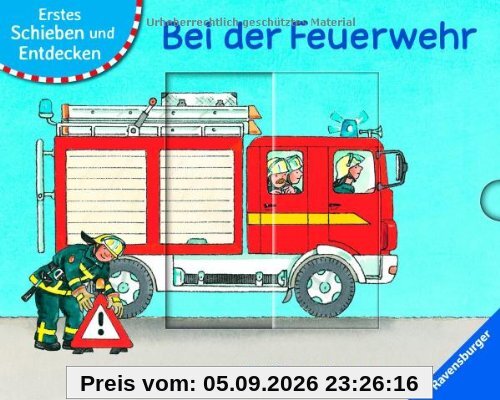 Erstes Schieben und Entdecken: Bei der Feuerwehr