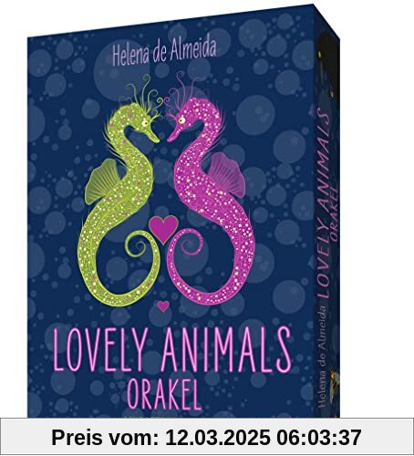 Lovely Animals Orakel: 44 Krafttierkarten für Erwachsene und Kinder (Krafttier Fuchs, Elefant, Eichhörnchen...Orakel Deu