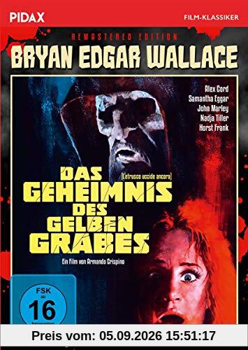 Bryan Edgar Wallace: Das Geheimnis des gelben Grabes - Remastered Edition / Spannender Gruselkrimi mit Starbesetzung + Bonusmaterial (Pidax Film-Klassiker)