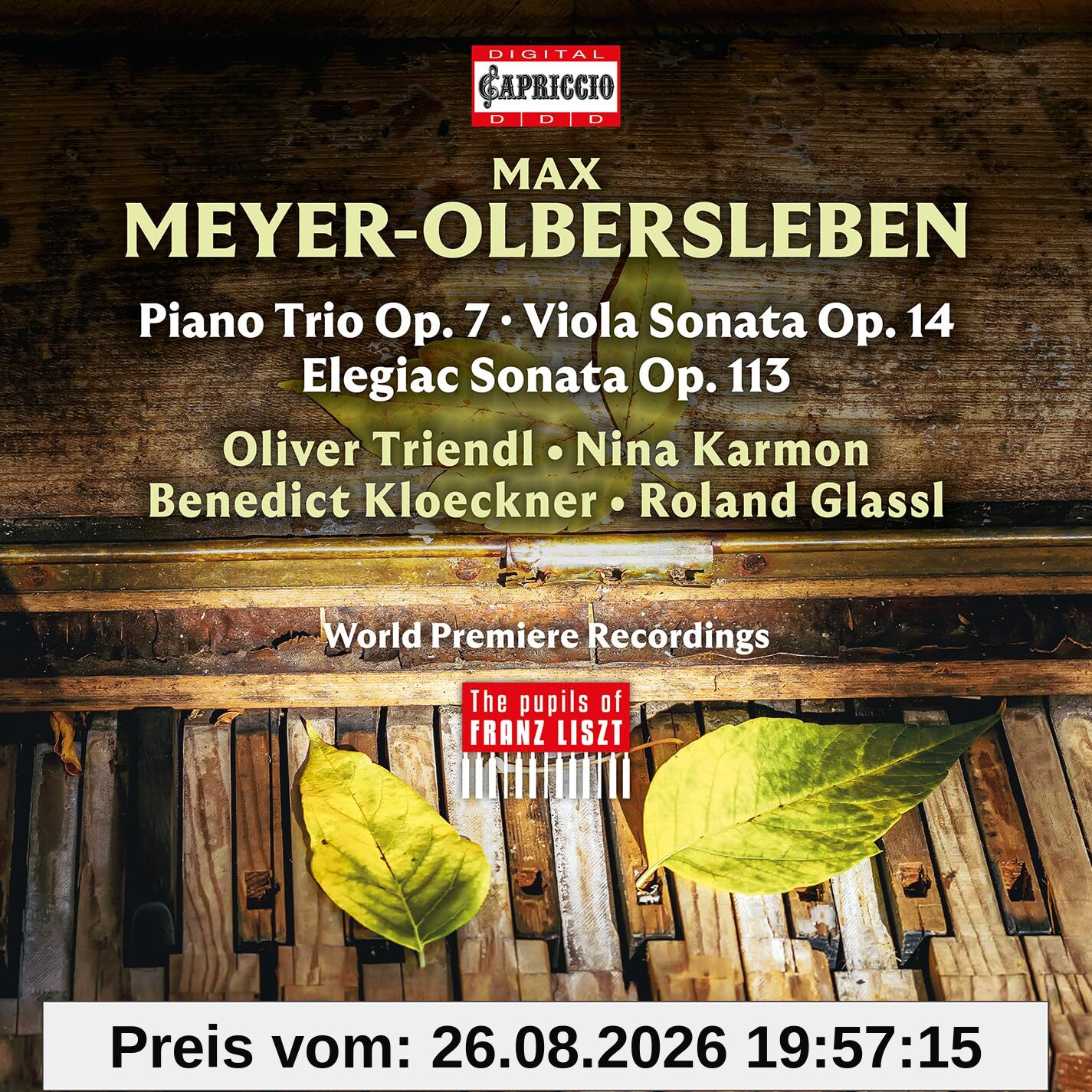 Meyer-Olbersleben: Klaviertrio / Sonaten