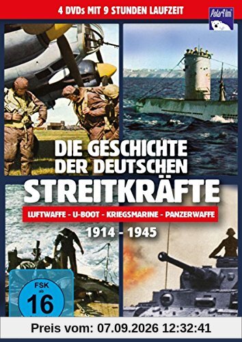 Die Geschichte der deutschen Streitkräfte 1914 - 1945 [4 DVDs]