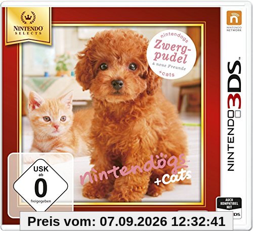 Nintendogs + Cats: Zwergpudel & Neue Freunde - Nintendo Selects - [3DS]
