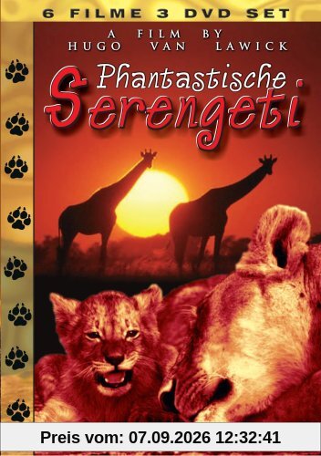 Phantastische Serengeti 6 Filme auf 3 DVD
