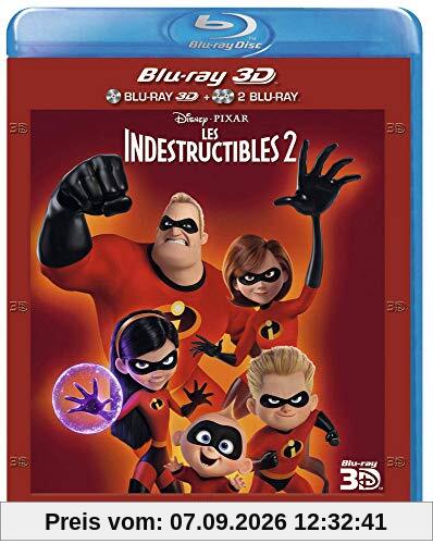 Les Indestructibles 2 [Combo Blu-ray 3D + Blu-ray 2D + Blu-ray bonus]