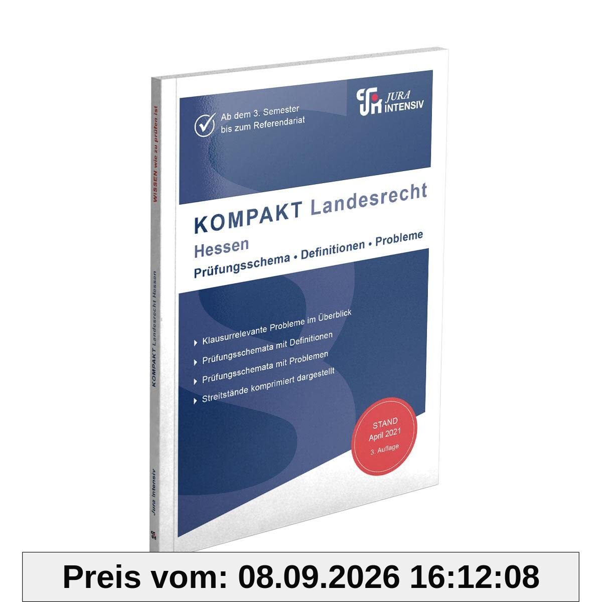 KOMPAKT Landesrecht - Hessen: Auf knapp 100 Seiten: Probleme und Definitionen im Überblick