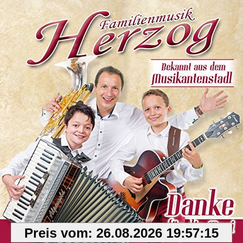 Danke für die Musi; Unsere Oma; La Montanara; Kazoo Polka; Salzburger Walzer; Guten Morgen; Amazing Grace
