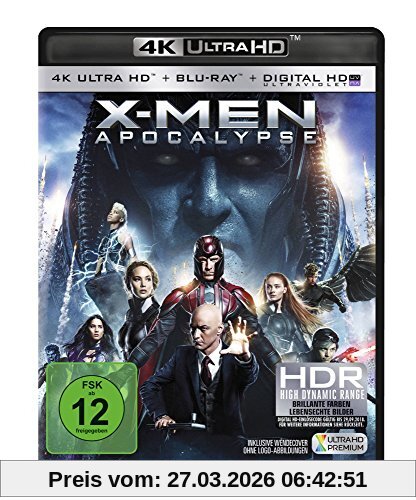 Bryan Singer X-Men Apocalypse 4K Ultra Hd Blu-ray