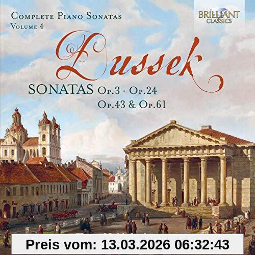 Tuija Hakkila Dussek, Sonatas Op.3, Op.24, Op.43 & Op.61
