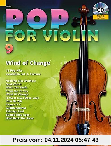 Pop for Violin: Wind Of Change. Band 9. 1-2 Violinen. Ausgabe mit CD.