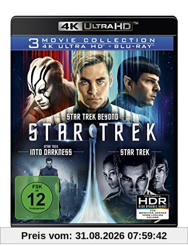 Star Trek - 3-Movie Collection (4K Ultra HD) (3 Blu-ray 4K) (+ 3 Blu-ray 2D)
