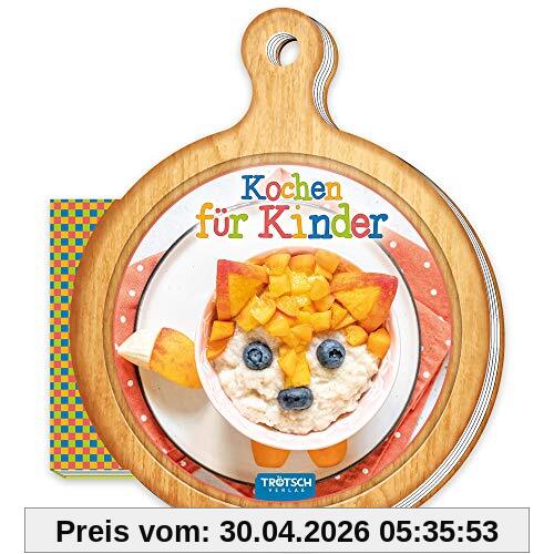 Trötsch Kochen für Kinder Kochbuch: Stanzbuch Rezeptbrettchen (Geschenk-Kochbuch)
