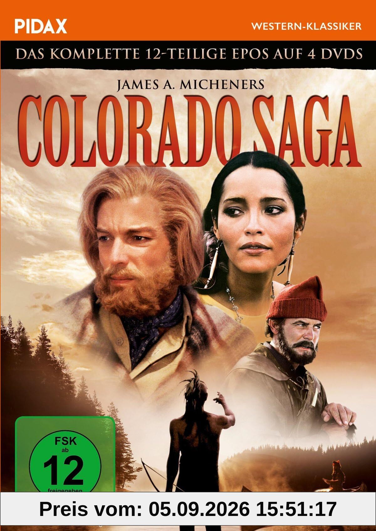 Colorado Saga (Centennial) - Komplettbox / Das komplette 12-teilige Western-Epos mit absoluter Starbesetzung (Pidax Western-Klassiker) [4 DVDs]