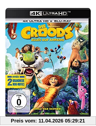 Die Croods - Alles auf Anfang (4K Ultra HD) (+ Blu-ray 2D)