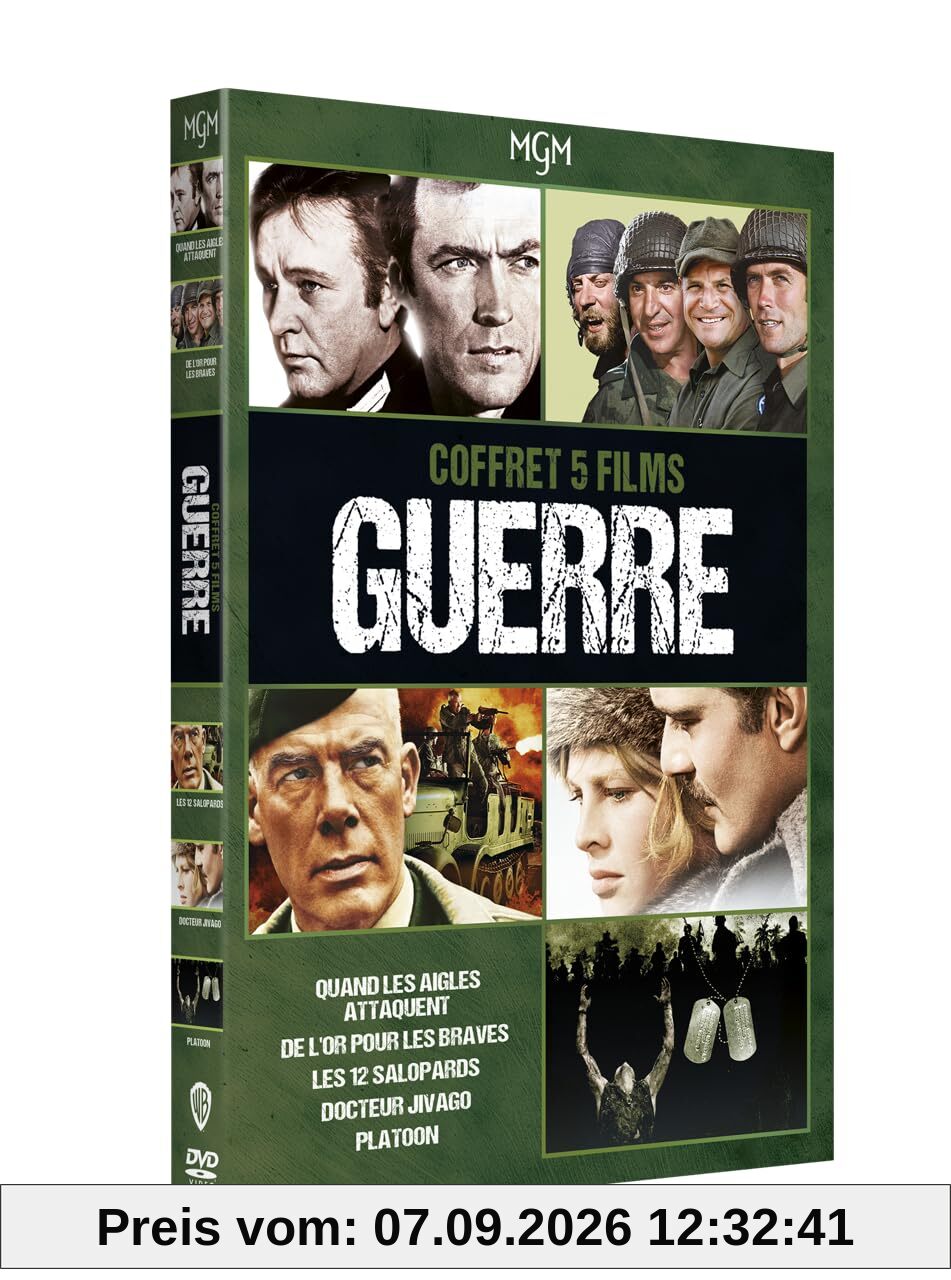 Coffret MGM 100 ans - 5 Films de Guerre DVD
