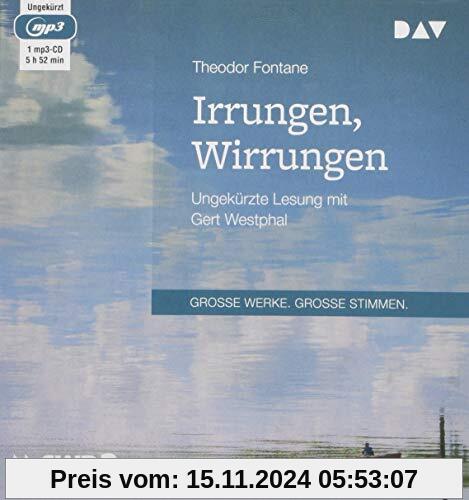 Irrungen, Wirrungen: Ungekürzte Lesung mit Gert Westphal (1 mp3-CD)