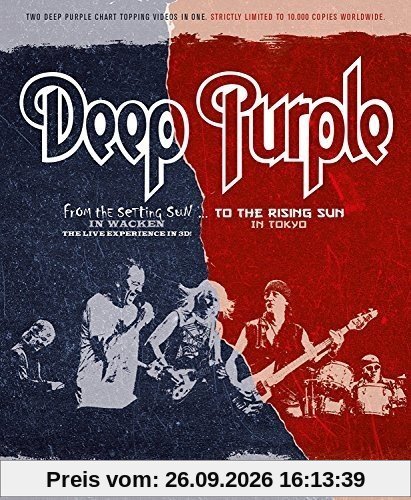 Deep Purple From The Setting Sun... (In Wacken) & ...To The Rising Sun (In Tokyo) [Limitiertes & Nummeriertes 2 Blu-ray-Digipak]