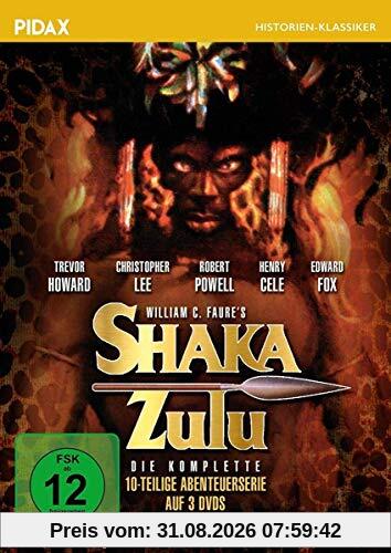 Shaka Zulu / Fulminant besetzte 10-teilige Historienserie um den legendären Kriegerkönig (Pidax Historien-Klassiker) [3 DVDs]