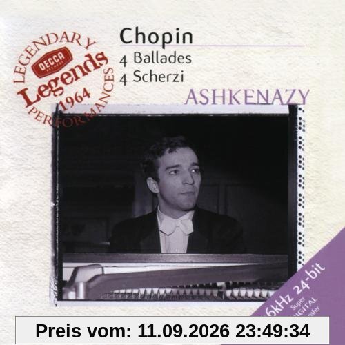 Vladimir Ashkenazy 4 Ballades, 4 Scherzi, Prelude Op. 45