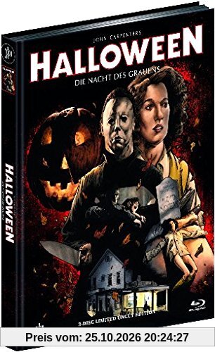 Halloween 1 - Die Nacht des Grauens - Mediabook auf Blu-ray und DVD + CD-Soundtrack (+ Bonusfilm Army of the Damned auf Blu-ray und DVD) …