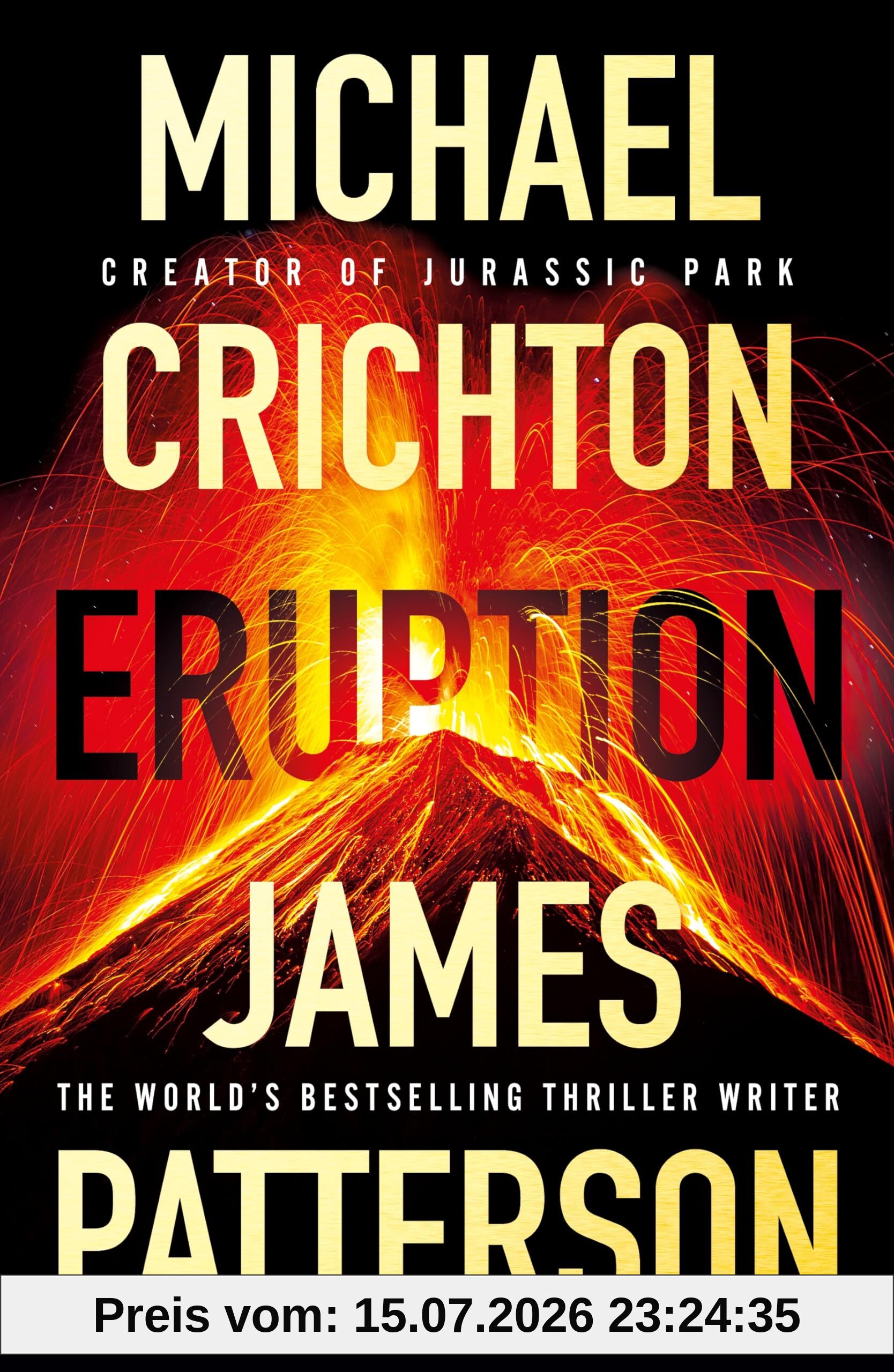 James Patterson Eruption, The Blockbuster Thriller Of 2024