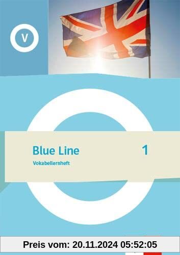 Blue Line 1: Vokabellernheft Klasse 5 (Blue Line. Ausgabe ab 2022)