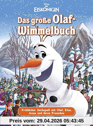 Disney: Das große Olaf-Wimmelbuch: Fröhlicher Suchspaß mit Olaf, Elsa, Anna und ihren Freunden (Disney Eiskönigin)