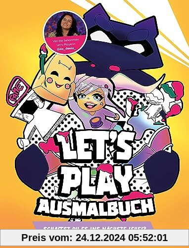 Let's Play Ausmalbuch: Schaffst du es ins nächste Level? von DaDania