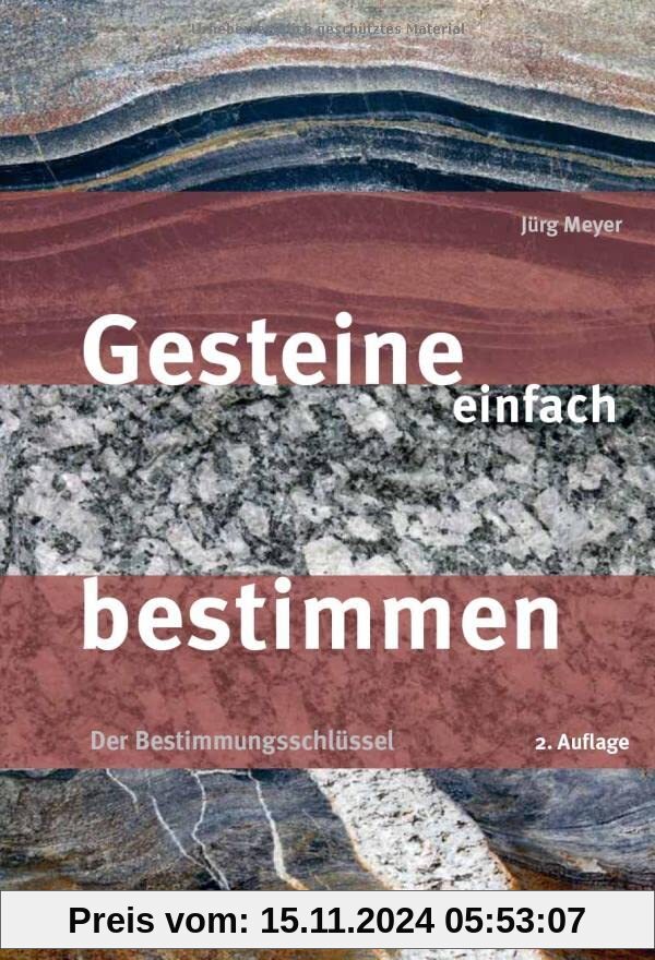 Gesteine einfach bestimmen: Der Bestimmungsschlüssel