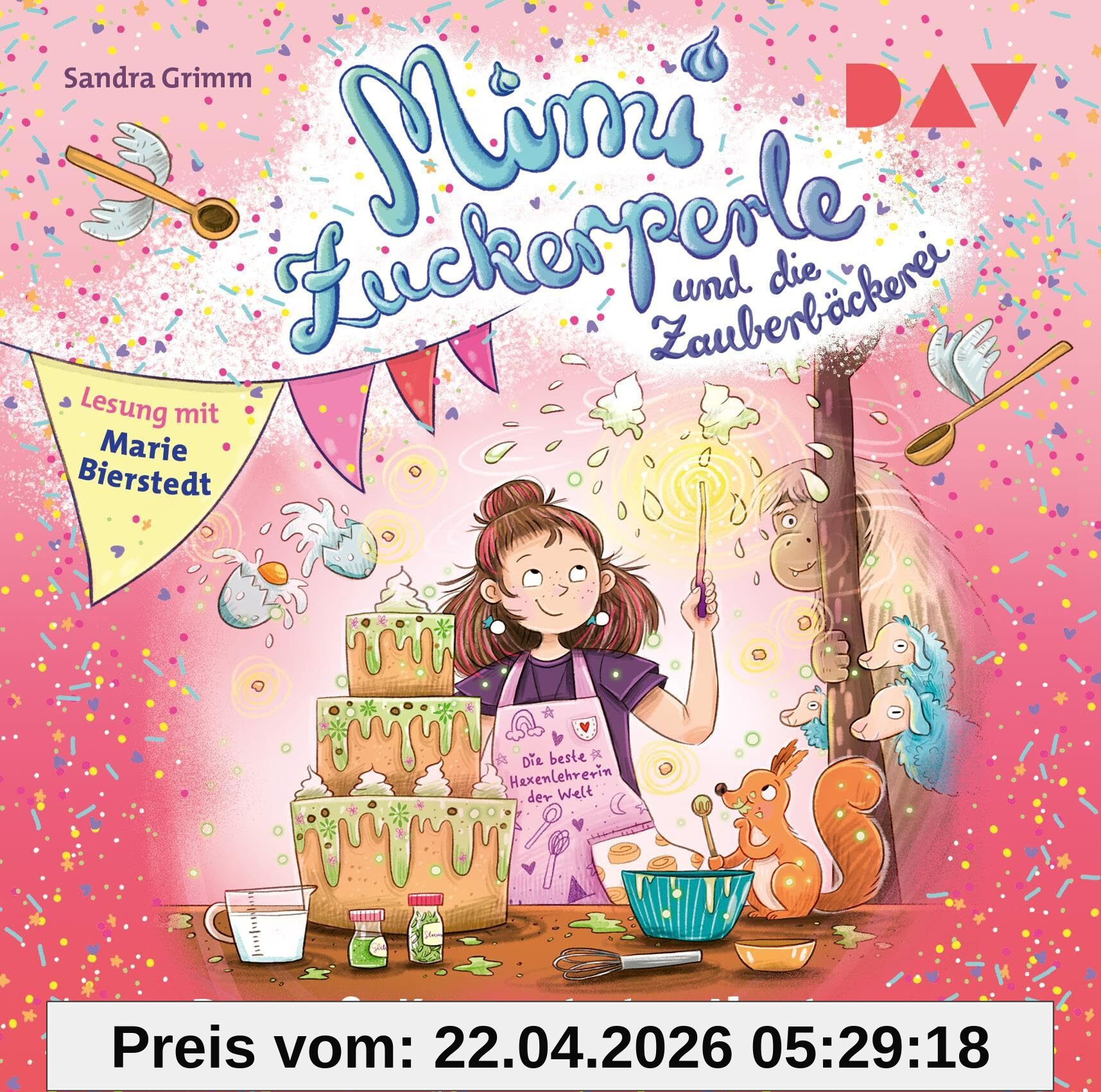 Mimi Zuckerperle und die Zauberbäckerei – Das große Knuspertorten-Abenteuer: Ungekürzte Lesung mit Musik mit Marie Bierstedt (2 CDs)