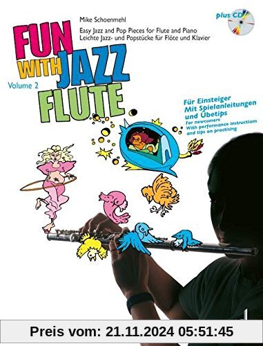 Fun with Jazz Flute: Leichte Jazz- und Popstücke. Band 2. Flöte und Klavier. Ausgabe mit CD.