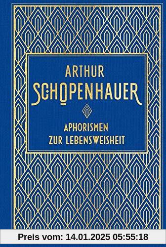 Aphorismen zur Lebensweisheit: Leinen mit Goldprägung