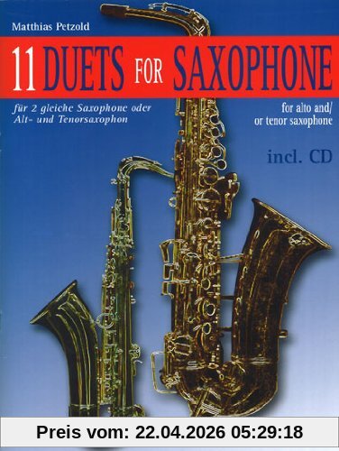 11 Duets for Saxophone, m. Audio-CD