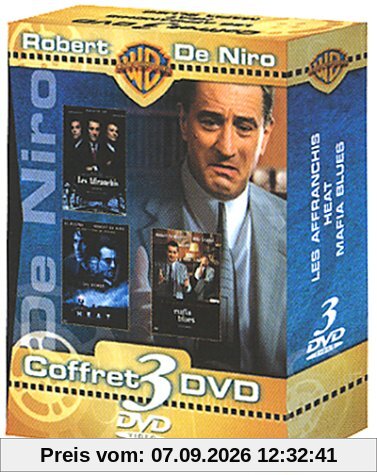 Coffret Robert de Niro 3 DVD : Les Affranchis / Heat / Mafia Blues