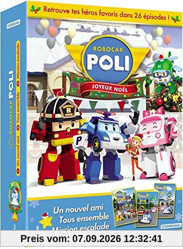 Coffret robocar poli : joyeux noël, 26 épisodes [FR Import]
