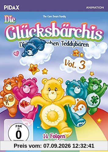 Die Glücksbärchis - Die himmlischen Teddybären, Vol. 3 / Weitere 14 Folgen der beliebten Kult-Serie (Pidax Animation) [2 DVDs]