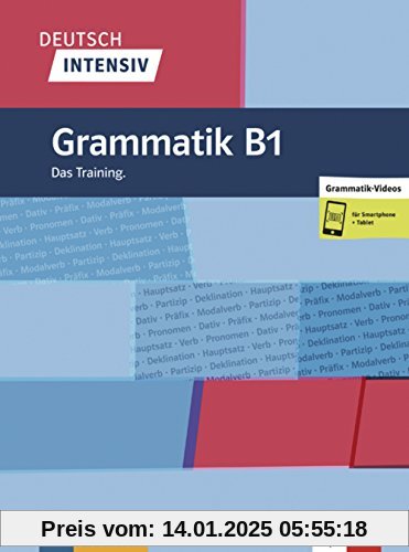 Deutsch intensiv Grammatik B1: Das Training.. Buch + online