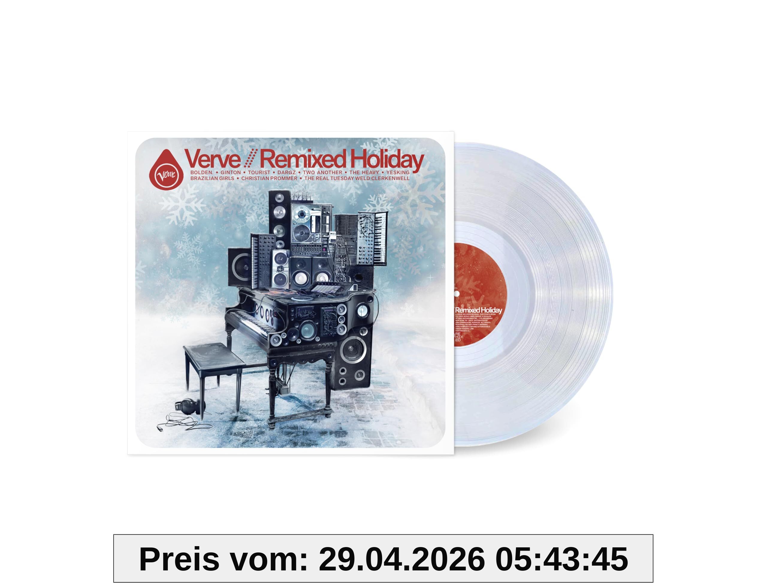 Verve // Remixed Holiday (Crystal Clear Vinyl) [Vinyl LP]