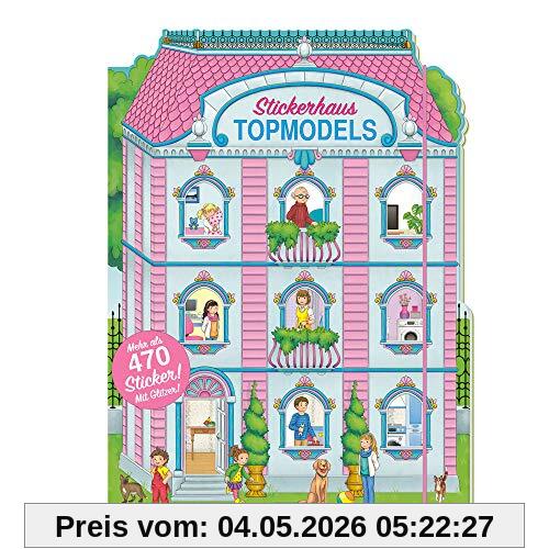 Trötsch Stickerbuch Mein glitzerndes Stickerhaus: Stickerbuch Beschäftigungbuch