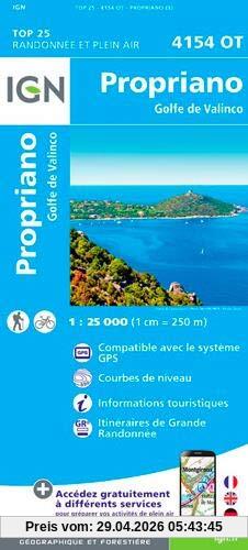 Propriano Golfe de Valinco 1 : 25 000