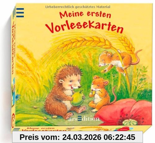 Meine ersten Vorlesekarten (Vorlesekarten-Pappe)