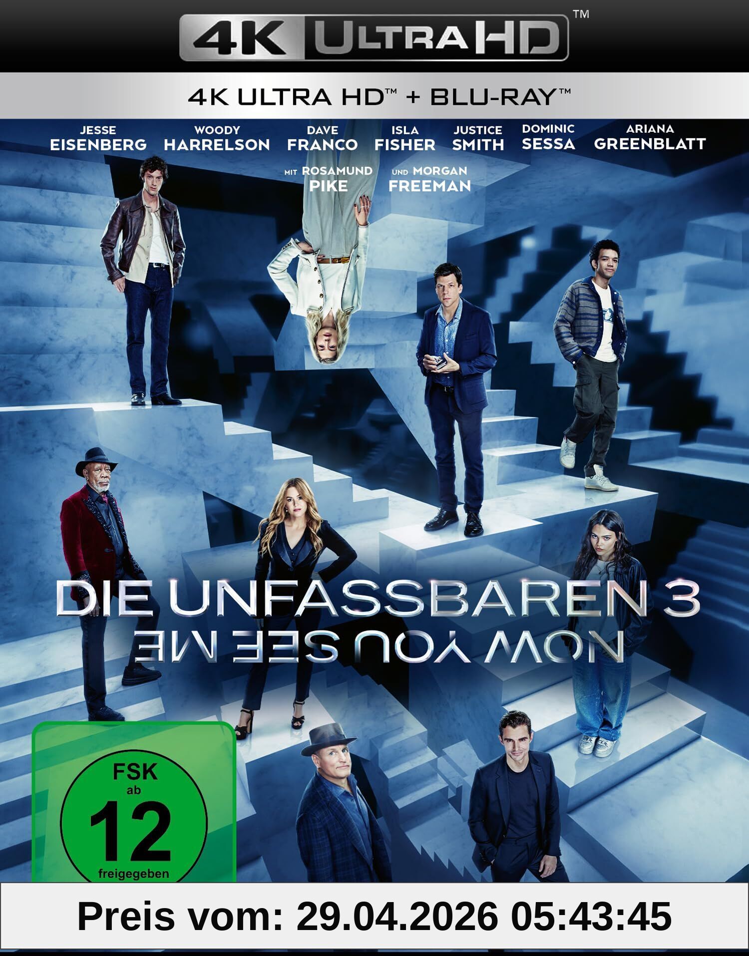 Die Unfassbaren 3 - Now you see me. UHD + Blu-ray