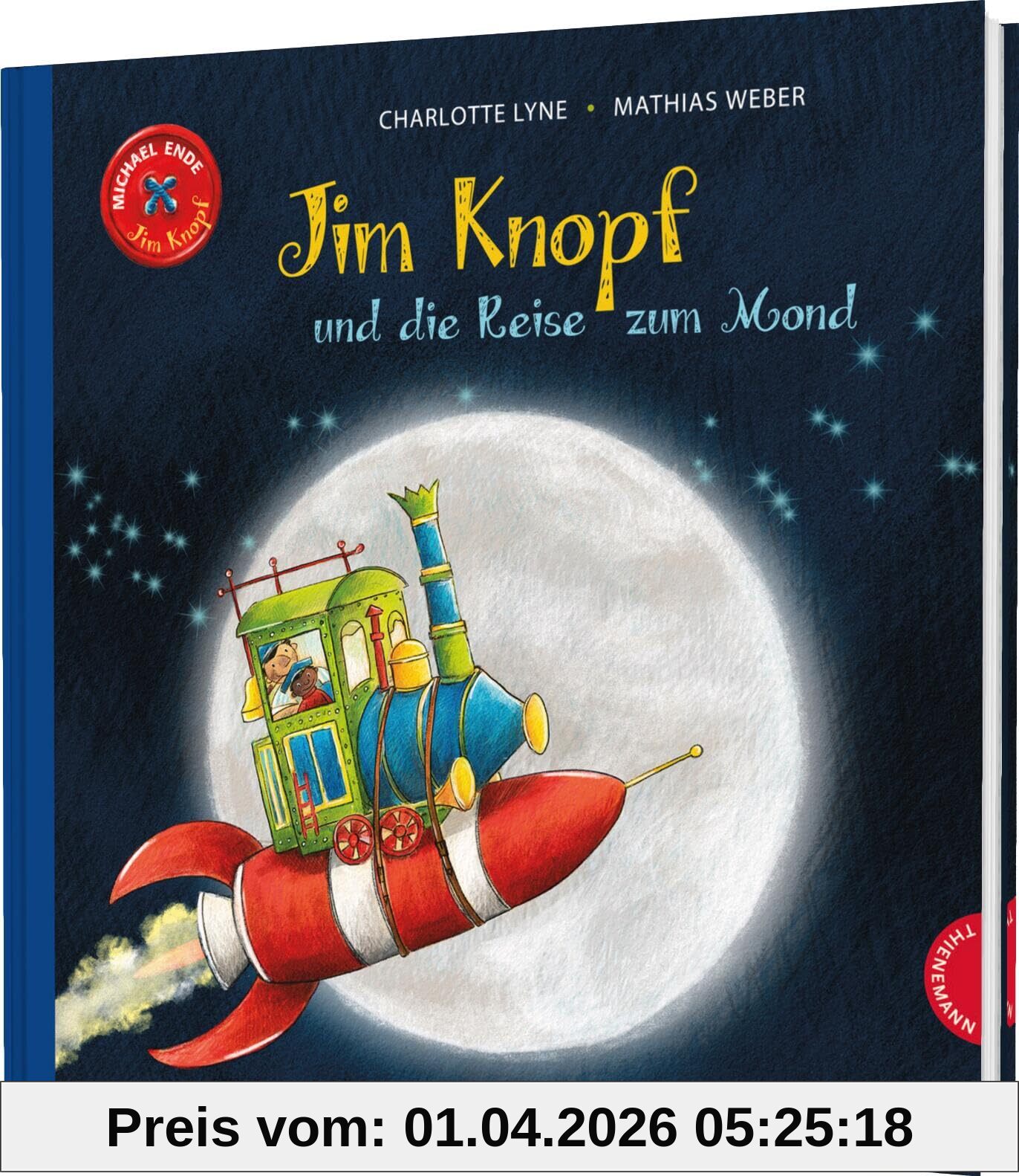Jim Knopf und die Reise zum Mond: Fantasievolles Bilderbuch-Abenteuer für Kinder ab 4 Jahren