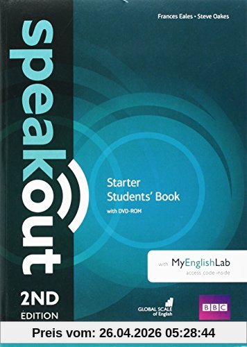 Speakout Starter 2nd Edition Students' Book with DVD-ROM and MyEnglishLab Access Code Pack