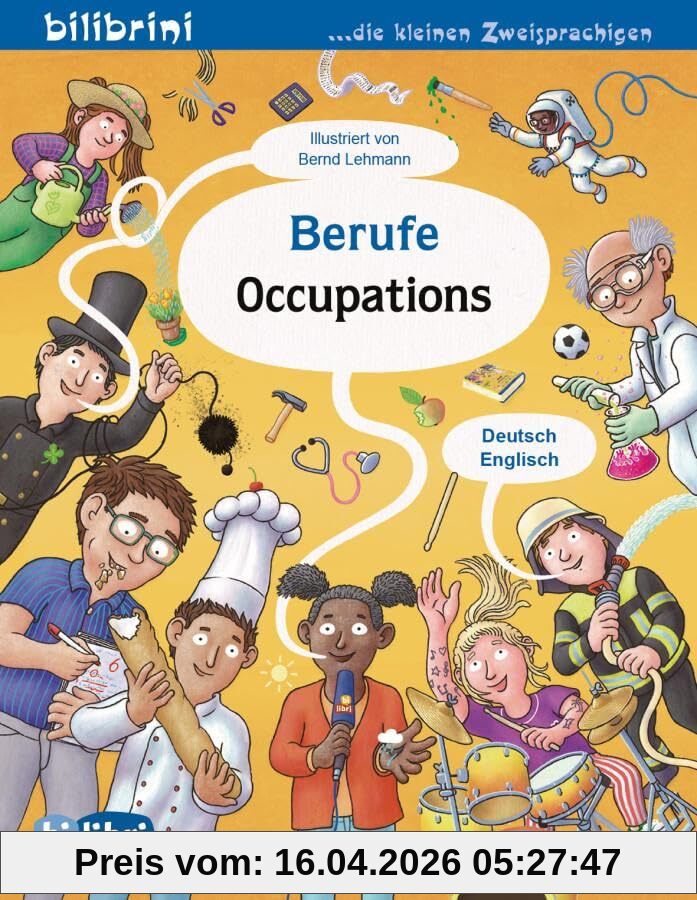 Berufe (Deutsch-Englisch): Zweisprachiges Kinderbuch
