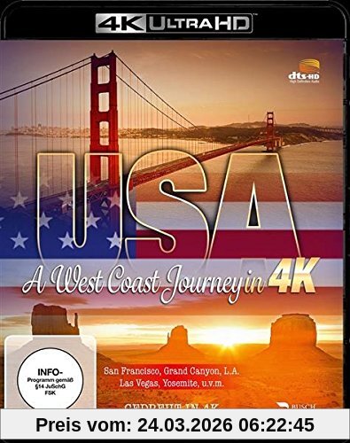 USA - A West Coast Journey in 4K (4K Ultra HD Blu-ray)