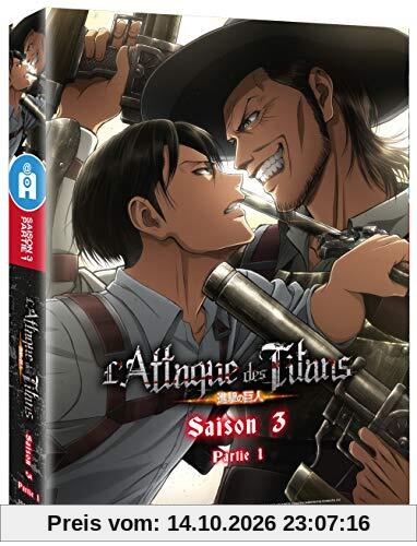 Coffret l'attaque des titans, saison 3, vol. 1 [Blu-ray] [FR Import]