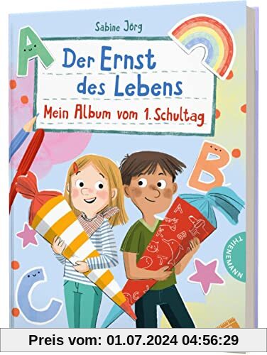 Der Ernst des Lebens: Mein Album vom 1. Schultag: Einschulungsalbum | Eintragbuch