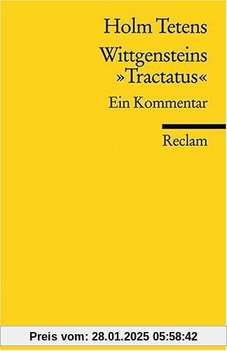 Wittgensteins Tractatus: Ein Kommentar