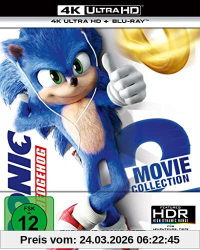 Sonic the Hedgehog - 2-Movie Collection - UHD - Steelbook [Blu-ray]