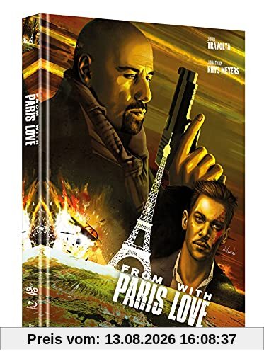 From Paris with Love - 2-Disc Mediabook - Cover A - Limited Edition auf 444 Stück (+ DVD) (inkl. 24-seitigem Booklet) [Blu-ray]